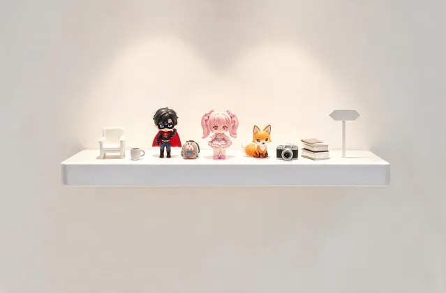 Collectible toy characters and role-play pieces